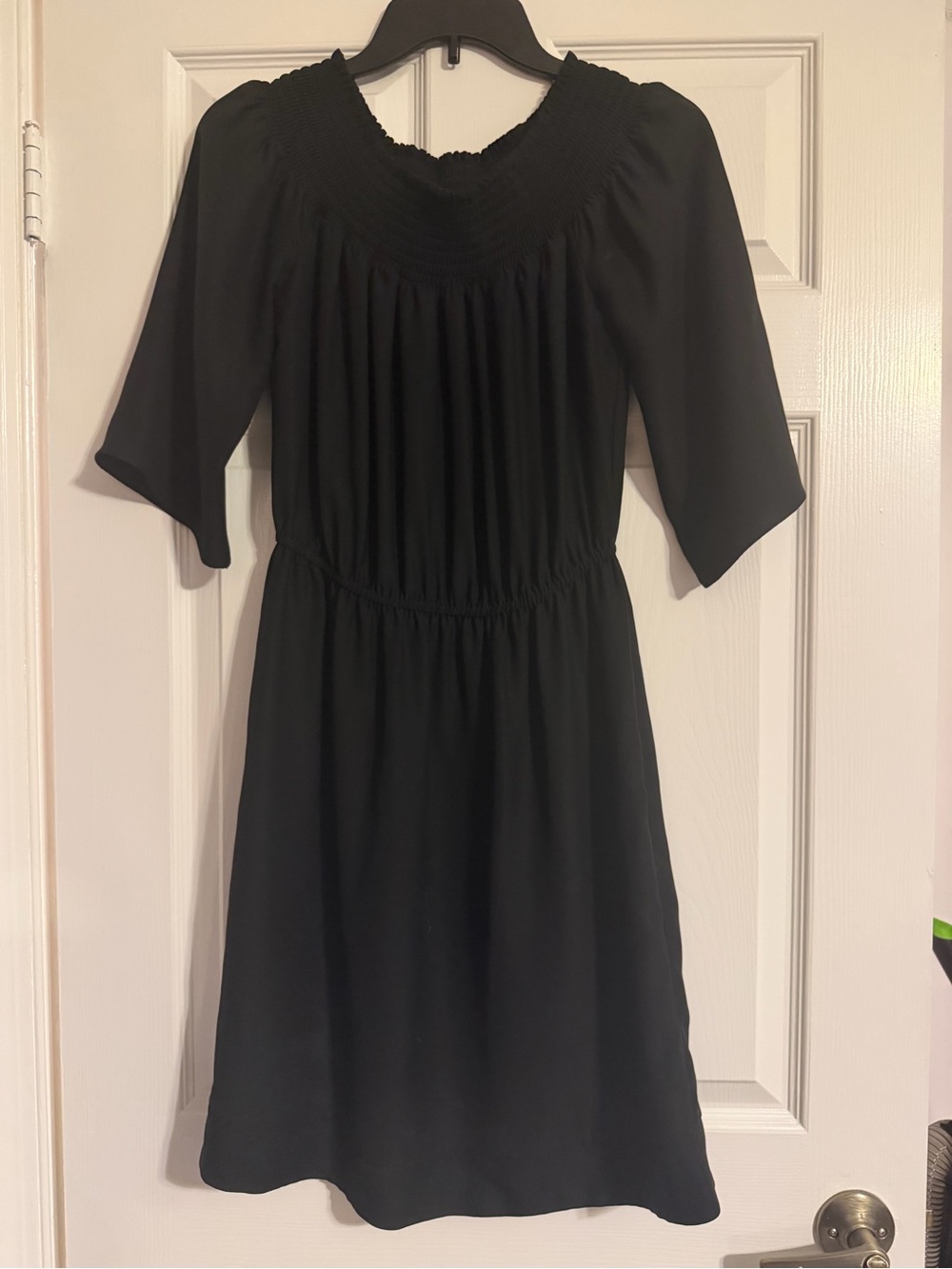 Black Off the Shoulder Women's Dress